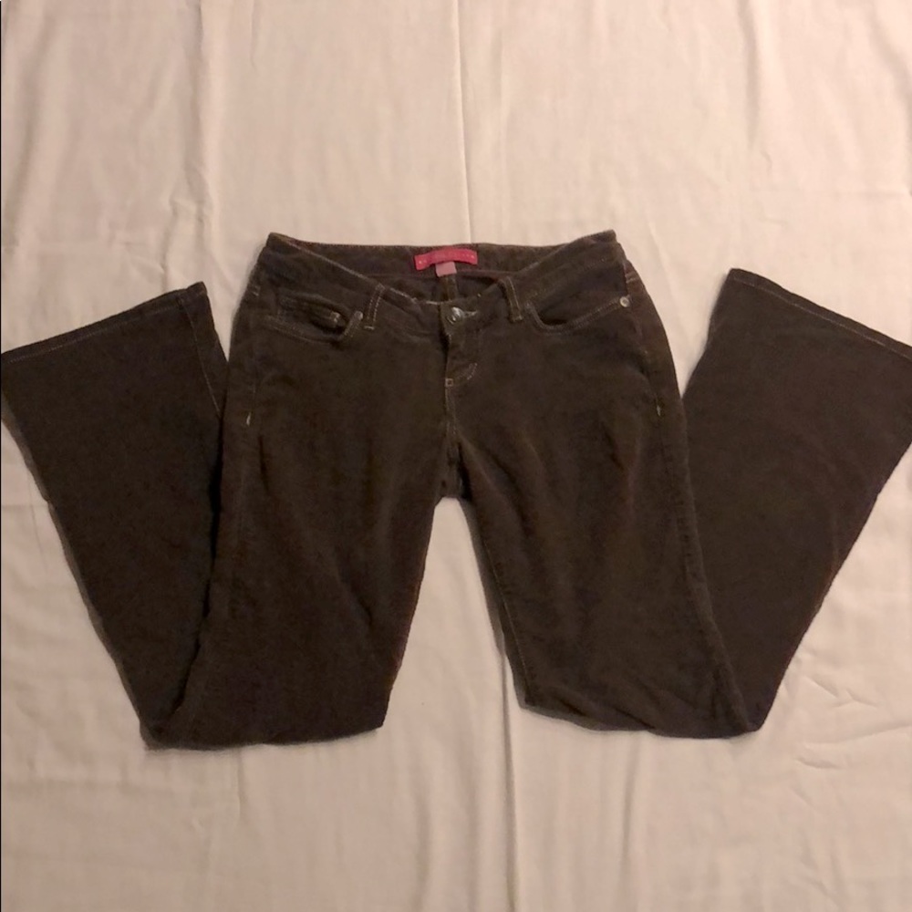 GLO Velour Jeans w/ Gem Pockets